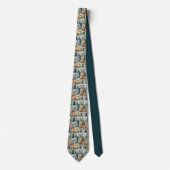 School Art Teacher Pattern Necktie Tie Stropdas (Voorkant)