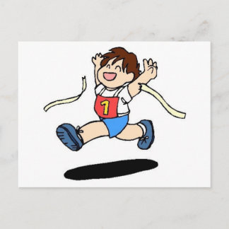 School-baanteam Briefkaart