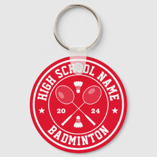 School Badminton Club Persoonlijke sport Sleutelhanger