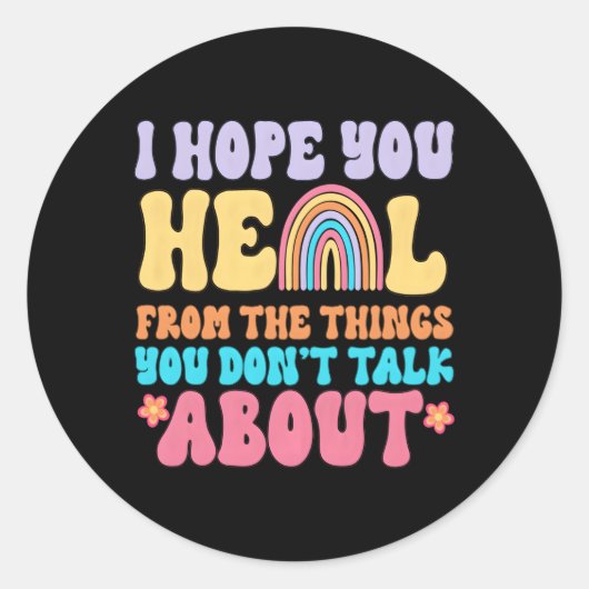 School Begeleiding Counselor Counseling Studenten Ronde Sticker (Voorkant)