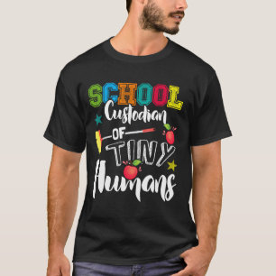 School Bewaarder van Tiny Humans - CK naar school T-shirt
