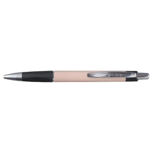 School Blush Roze Script Typografie Monogram Pen (Achterkant)