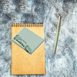 School Bluz-3D Post-it® Notes