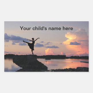 School Boek Stickers Sunset Ballet