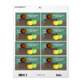School Book Labels (Full Sheet)