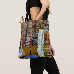 School Book Store Library Teacher Student Canvas t Draagtas
