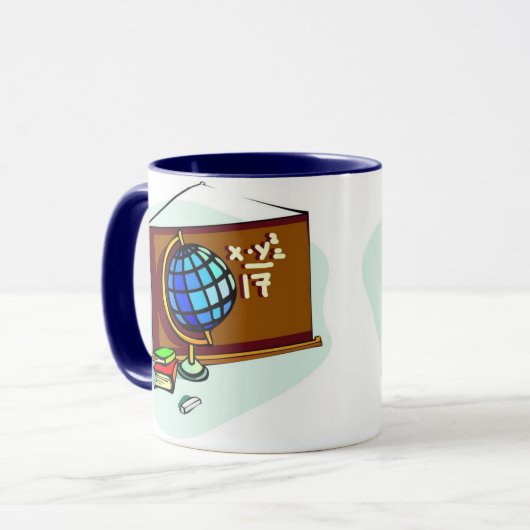 School Bulletin Board Mok (Voorkant links)