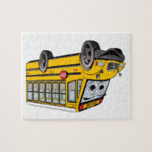 School Bus Cartoon 2017 Legpuzzel (Horizontaal)