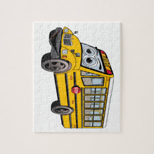 School Bus Cartoon 2017 Legpuzzel