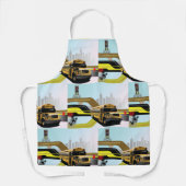 School Bus City Scene Schort (Voorkant)