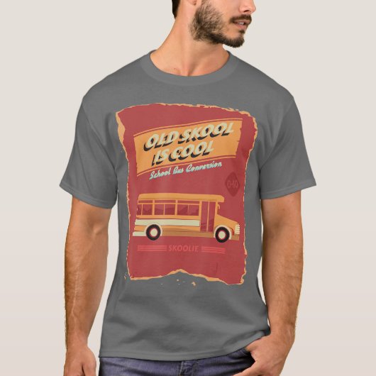 School Bus Conversion  Skoolie Gift T-shirt (Voorkant)
