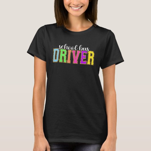 School Bus Driver Back to School Worker Appreciat T-shirt (Voorkant)