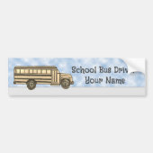 School Bus Driver Bumper Sticker (Devant)