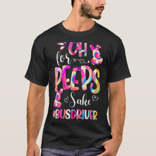 School Bus Driver Life Paashaas Konijn Eieren Ti T-shirt