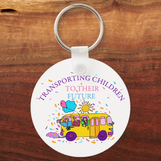 School Bus Driver Sleutelhanger (Voorkant)