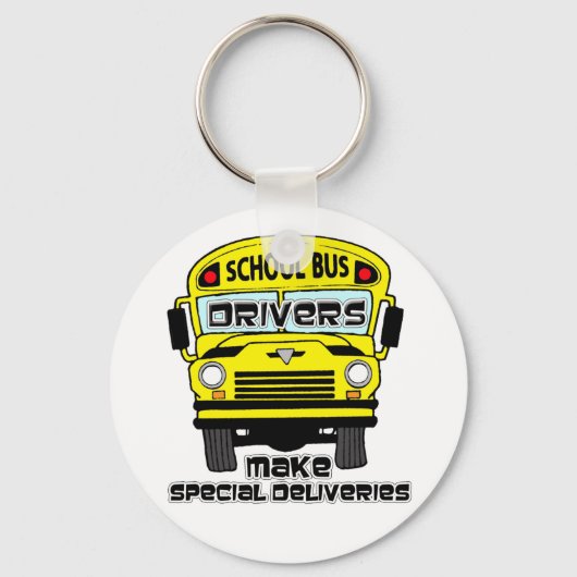 School Bus Driver Sleutelhanger (Voorkant)