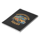 School Bus Driver Transport Squad Notitieblok (Gedraaid)