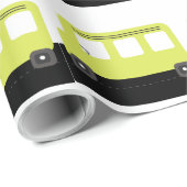 School-bus driver Yellow Confetti Teacher Cadeaupapier (Rol Hoek)