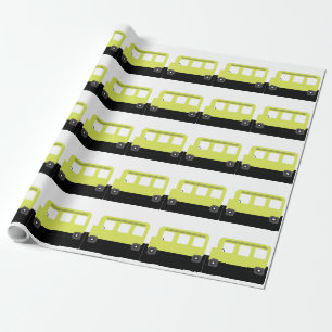 School-bus driver Yellow Confetti Teacher Cadeaupapier