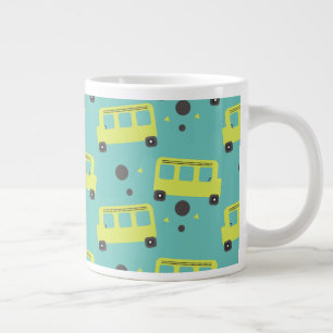 School-bus driver Yellow Confetti Teacher Extra Grote Beker