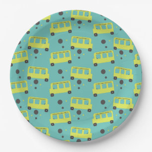School-bus driver Yellow Confetti Teacher Papieren Bordje