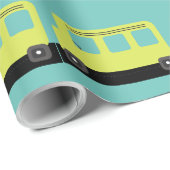 School Bus Driver Yellow Confetti Teacher Wrappi Cadeaupapier (Rol Hoek)