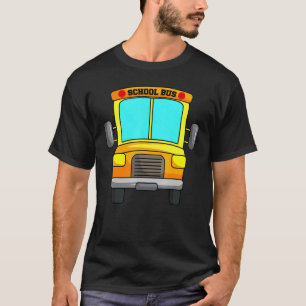 School Bus Driver Yellow Shuttle Student gaat V T-shirt