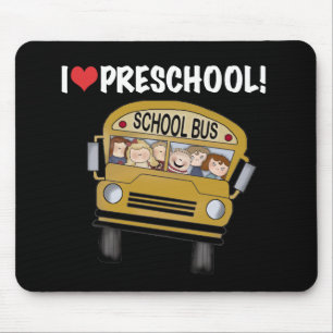 School-bus I Love Preschool Muismat