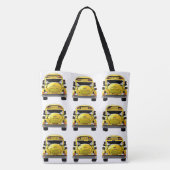 School Bus Large Canvas tas (Achterkant)