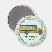 School Bus magnet Magneet (Voorkant / Achterkant)