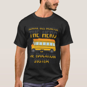 School Bus Monitor Bus Aide Attendant Student Deli T-shirt