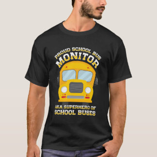 School Bus Monitor Bus Aide Attendant Student Deli T-shirt