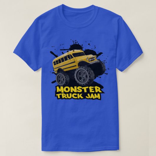 SCHOOL BUS MONSTER TRUCK JAM T-SHIRT (Design voorkant)
