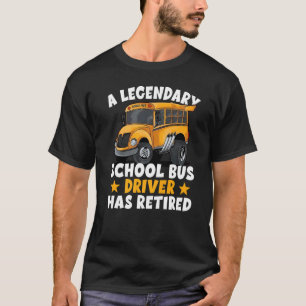 School Bus Retirement Gift Remoe School Bus Driv T-shirt