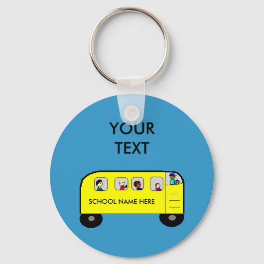 SCHOOL BUS - sleutelhanger (Voorkant)