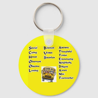 School-busbegeleider Sleutelhanger