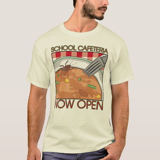 School Cafeteria t-shirt (Voorkant)