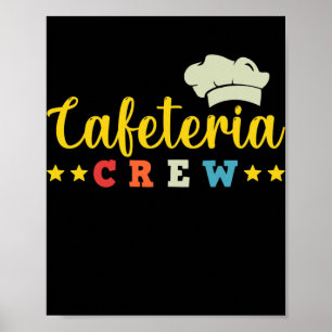 School Cafeteria Worker Lunch Lady Pet Poster