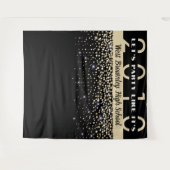 School Class Reunion Party Photobooth achtergrond Wandkleed (Voorkant (horizontaal))