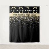 School Class Reunion Party Photobooth achtergrond Wandkleed (Voorkant)