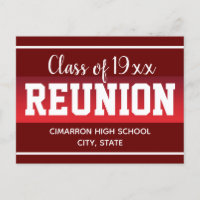 School Class Reunion Save the Date