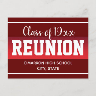School Class Reunion Save the Date Aankondigingskaart
