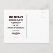 School Class Reunion Save the Date Aankondigingskaart (Achterkant)