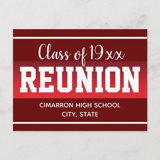 School Class Reunion Save the Date Aankondigingskaart (Voorkant)