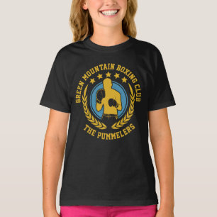 School Club Team Naam Nummer Boksen T-shirt