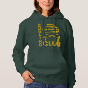School Club Teamnaam Curling Hoodie