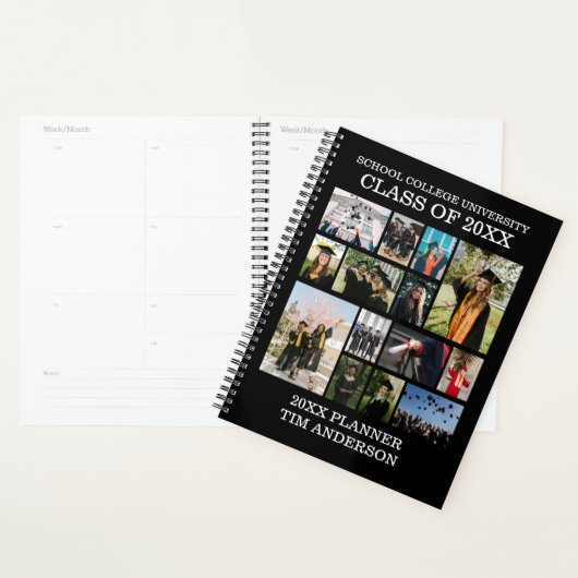 School College University Afstuderen-Klasse Foto Planner (Display)