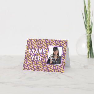School Colors Thank You Note Bedankkaart