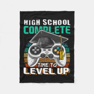 School Compleet Videogame Senior Afstuderen Gift Fleece Deken