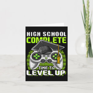 School Compleet Videogame Senior Afstuderen Gift Kaart